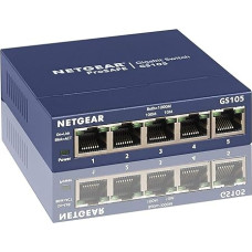 Netgear GS105NA 5 prievadų Ethernet komutatorius 10/100/1000Mbps
