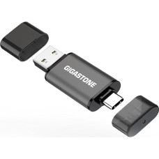 GIGASTONE 512GB Dual Drive, Z40 USB 3.2 Gen 1, 2-in-1 Type-A & Type-C, 100MB/s Ultra Fast, with Protective Cap, Plug & Play for Smartphone/PC/Mac/TV/Car, USB 2.0/3.0/3.1 Compatible