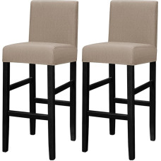 Lellen baro kėdės kėdžių dangteliai, 2 komplektai, žakardo baro kėdžių dangteliai su atlošais, baro kėdžių dangteliai, prekystalio aukštis, kėdės, apmušalai, aukštos kėdės kėdžių dangteliai virtuvei, valgomajam