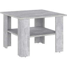 KOMTO Vienna betoninis kavos staliukas, svetainės staliukas, modernus kavos staliukas, medinis staliukas, 60 x 60 cm, kavos staliukas, svetainė, sofos staliukas, namų staliukas