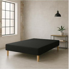 By Sommiflex Juodas lovos pagrindas 120 x 190 cm Pagaminta Prancūzijoje