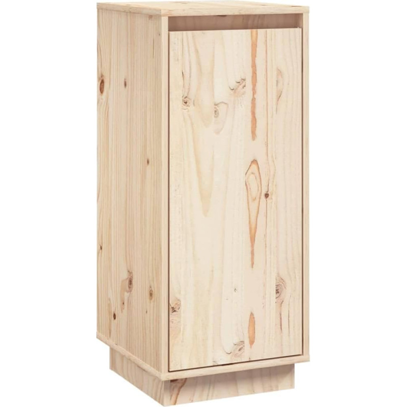 vidaXL Komoda su durelėmis, komoda, šoninė spintelė, šoninė spintelė, universali spintelė, stovinti spintelė, medinė spintelė, 31,5 x 34 x 75 cm, pušies masyvas