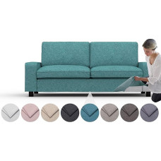 comfortly Kivik 2 sėdimų vietų sofos užvalkalas Slipcover Heavy Duty 7 dalių Pet ir dėmėms atsparus patvarus Nano Tech audinys Lengva valyti ir pakeisti