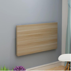 Platzsparender, zusammenklappbarer Wandtisch, vielseitiger Schreibtisch zur Wandmontage für Küche, Esszimmer, Waschküche und Arbeitsplatz, Holzfarbe, 90 x 40 cm