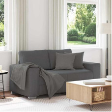 Homgoday Dviejų vietų sofa, tamsiai pilka, 120 cm, velvetinis audinys, svetainės sofa, minkšta sofa, dvigulė sofa, svečių sofa, svetainės sofa, sofa, sofa, sofa, svetainės baldai, priimamasis, biuras