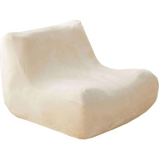 ZRCYXDW Sofos užvalkalas, aksominis 1 sėdimos vietos kėdės apsauginis užvalkalas su elastiniu pagrindu, tempiamas, be porankių, kėdės užvalkalas, nuimamas sofos užvalkalas, apsauga svetainei, smėlio spalvos, 1 sėdima vieta