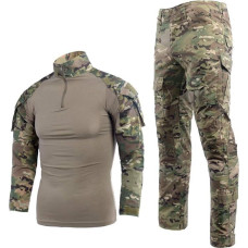 Airsoft kamufliažinis kostiumas Vyriški dažasvydžio koviniai marškinėliai Taktinės kelnės ilgomis rankovėmis su 1/4 užtrauktuku Karinis kostiumas Lauko kamufliažiniai medžioklės drabužiai BDU, Cp#