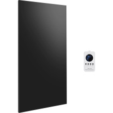 Hocosyme BNF-WK-630W infraraudonųjų spindulių šildytuvas su termostatu 630 W, infraraudonųjų spindulių šildytuvas, montuojamas ant sienos iki 120 laipsnių Celsijaus 5-10㎡ - 1-3 minučių darbinė temperatūra - TÜV - su nuotolinio valdymo pulteliu