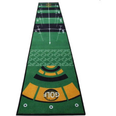 LL-Golf® Golf Putting Mat in 300 x 50 cm / Putting Exercise Mat / Putt Mat / Training Mat for Putting in the Garage, Garden or Office with Various Target Areas