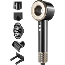 LESCOLTON Haartrockner, 110.000 U/min Bürstenloser Motor Schnelles Trocknen Föhn, Temperatur- und Luftgeschwindigkeitsregelung für Zuhause