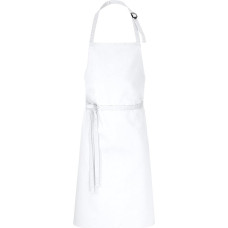 DESERMO 5 aukščiausios kokybės prijuosčių su antkrūtiniais rinkinys 100 x 80 cm (ilgis x plotis) - reguliuojama virtuvės prijuostė vyrams ir moterims - medvilninio mišinio virėjo prijuostė - prijuostė su dideliu spalvų pasirinkimu - 210 g/m² (balta)