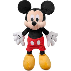 Disney Store Official Mickey Mouse Jumbo Cuddly Toy, 67 cm, Classic Figure Cuddly Toy, with Legendary Sculpted Ears, Embroidery and Soft Surface