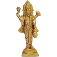 Purpledip žalvarinis stabas Brahma (Thai Phra Phrom), Visatos Kūrėjas: Keturių galvų hinduistų dievas, reta kolekcinė statulėlė (12045A)