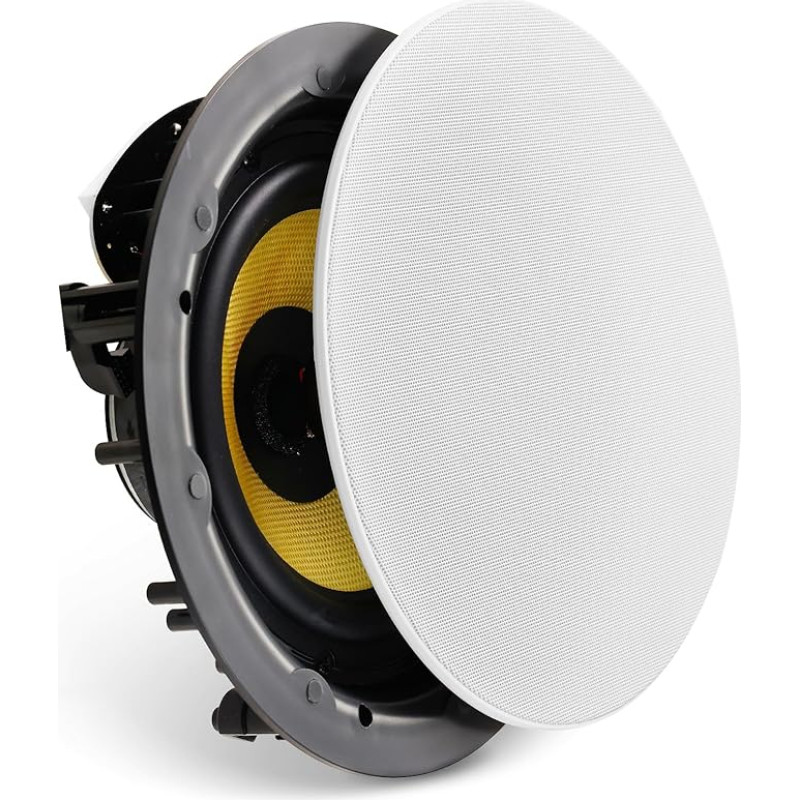 VEVOR 20 cm lubų garsiakalbis, 200 W lubų ir sienų įleidžiamųjų garsiakalbių sistema su 8 Ω varža ir 89 dB jautrumu, skirta virtuvei, svetainei, miegamajam ar dengtai verandai