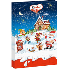 kinder Mini Mix Advento kalendorius - Advento kalendorius su gardžiais šokolado patiekalais - 1 kalendorius po 150 g