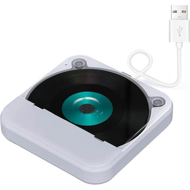 Automobilinis CD grotuvas su USB/AUX prievadu, CENXINY universalus CD grotuvas automobiliui, su AUX kabeliu