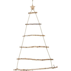 Bloomingville Dekoratyvinis medis Džiuto virvelė Beržo šakos Ruda L100xH145xW3 cm