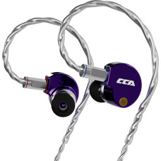 CCA Phoenix In-Ear Monitor ausinės, dvigubo magneto dinaminio vairuotojo IEM su HiFi aiškiu garsu ir giliu bosu, pilnai metalinės profesionalios žaidimų ausinės muzikantams, dainininkams