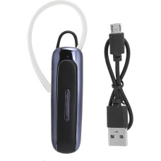 Bluetooth Headset, Wireless In-Ear Earphones, Ultralight Hands-Free Headphones with Noise Isolation for Business/Office/Driving, Standby 50 Hours (Dark Blue)