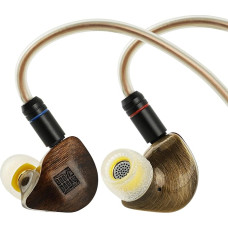 LINSOUL Tangzu FUDU Verse II 1DD+2BA hibridinis ausinių monitorius, HiFi IEM ausinės, laidinės ausinės su subalansuotu derinimu, nuimamu OFC 2 kontaktų kabeliu audiofilams (4,4 mm)
