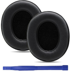 umvowuxa Replacement Earpads Compatible with Beats Studio3 Headphones - Soft Protein Leather - Black