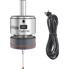 WP-500 für 3D-Touch-Sonde für Kantenfinder mit Sonde für CNC-Fräsmaschine, Metall-Werkzeugeinstellinstrument mit fotoelektrischer Zentrierstange, genau X±Y±Z (WP-500)