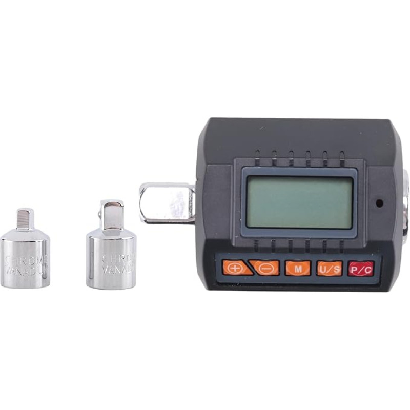 Jooehyer Drehmomentmessgerät mit Digitaler Anzeige für 3/8 und 1/4, Hochpräzise Drehmomenteinheiten für Autoreparaturen, 340 Nm, Einfach zu Bedienen