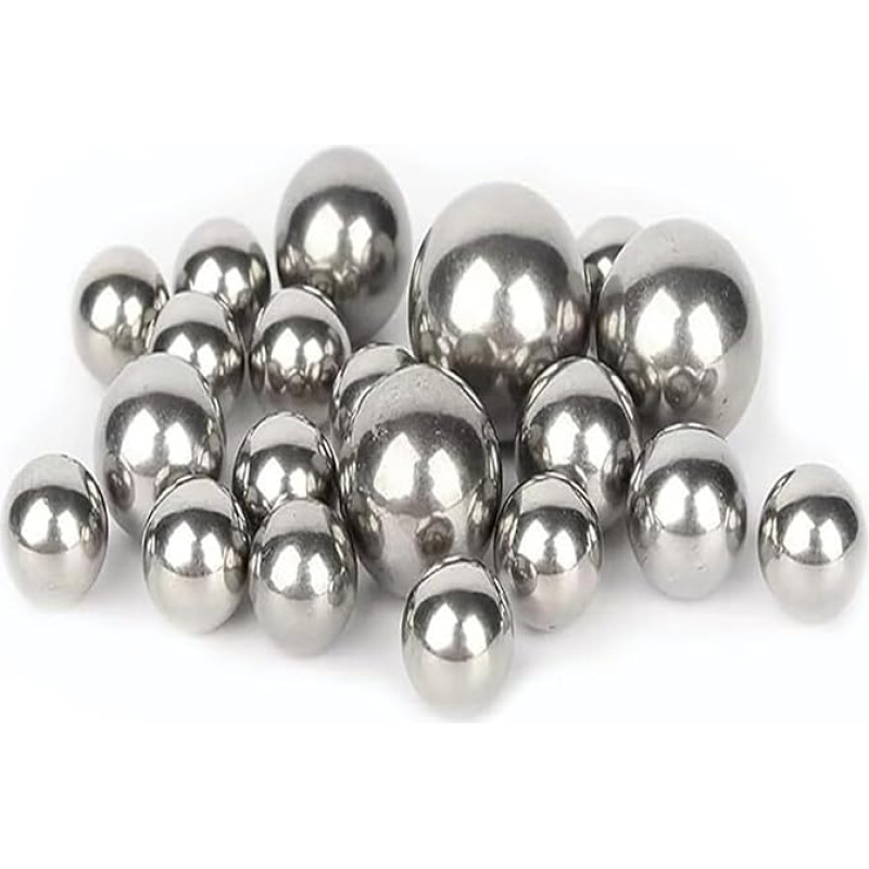 Kietieji plieniniai rutuliniai guoliai, G40 guoliai, plieniniai rutuliukai, kietieji rutuliukai, skersmuo 10 mm - 25 mm, preciziškai šlifuoti, nerūdijantys, atsparūs korozijai, miniatiūriniai (14 mm x 20 vnt.)