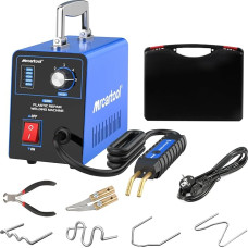 PLAYOCCAR 80W plastiko suvirinimo aparato rinkinys su 600 vienetų karštų sąvaržėlių, 220V karštų sąvaržėlių plastiko suvirinimo aparato rinkinys, 5 lygių galios reguliavimas (15W 35W 45W 65W 65W 80W)