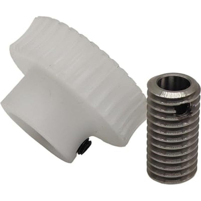 Ritzelgetriebe 1 Stück 0,8 Modul Schneckenradsatz POM 0,8 M 25 T Getriebe 5 mm Bohrung Schneckenwelle 1 bis 25 Übersetzungsverhältnis Schneckenrad for Getriebegetriebe Antriebsmechanik(8mm)