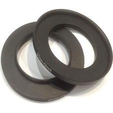 2 x Metalinis 37-52mm fotoaparato objektyvas žingsnis aukštyn žiedai adapteris D-SLR vaizdo jungtis dydis 37mm iki 52mm filtro apskritimo varžtai Nuotraukų plėvelės saugiklis fokusavimo jungtis 37-52 Nuotraukų dalys Priedai