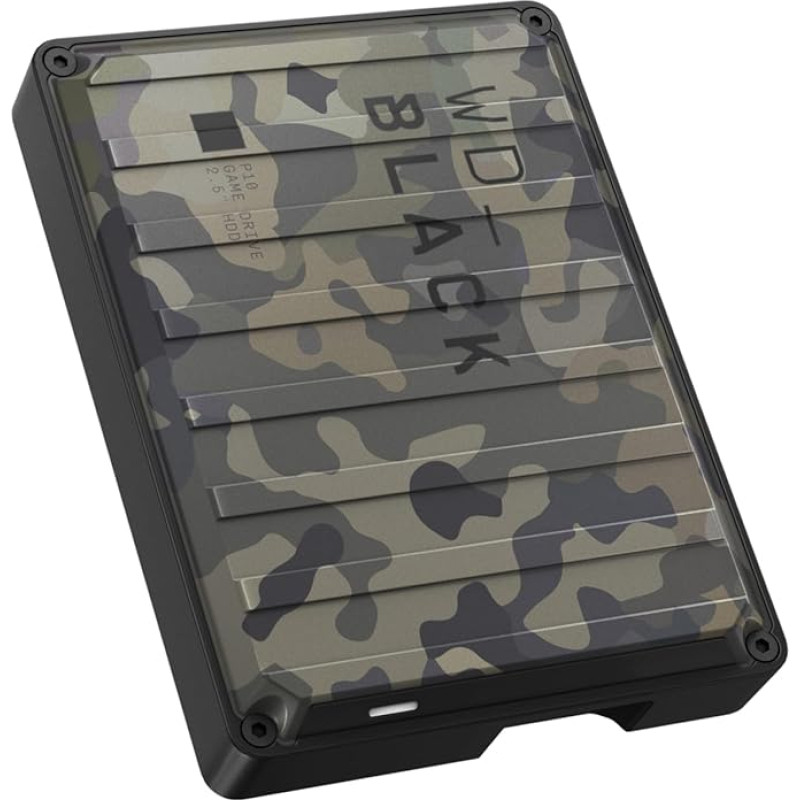 WD_Black P10 Game Drive 4TB išorinis kietasis diskas (mobilus ir tvirtas didelio našumo kietasis diskas, skirtas konsolėms ir kompiuteriams, iki 150 žaidimų) su 1 mėnesio 