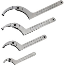 Swiixxer Rundschlüsselsatz, Verstellbarer C-Stiftschlüssel, Hakenschlüssel zum Festziehen und Verriegeln Mechanischer Fahrzeugvierkantköpfe