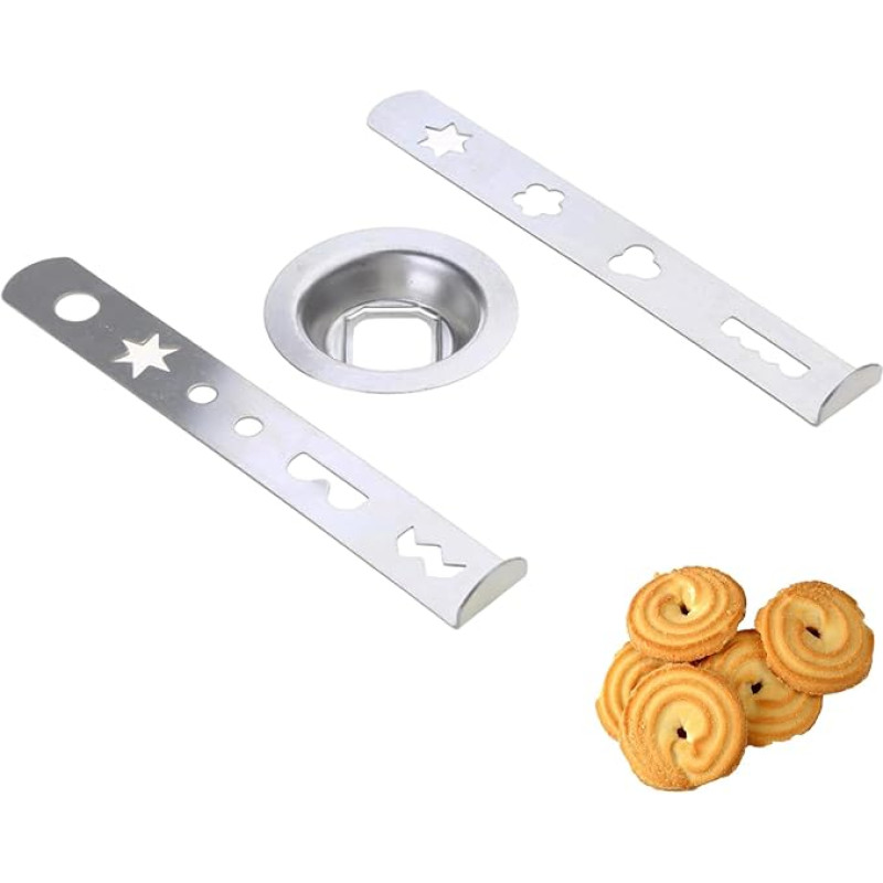 Biskvito priedų rinkinys, 8 formų rinkinys mėsmalei, konditerijos priedų nerūdijančio plieno priedai, biskvito priedai, biskvitų gamyba, suderinami su 