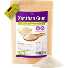AVIDA ZEN Ksantano dervos milteliai, maistinė rišamoji medžiaga, veganiškas stabilizatorius be glitimo, skirtas ledams, sriuboms, padažams, ksantano dervos padažų rišamoji medžiaga (250g)