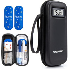 YOUSHARES Insulino maišelis diabetui 0521, 01-H2-juodas, minimalistinis