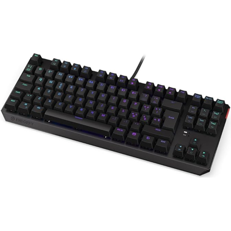 ENDORFY Thock TKL IT Brown, Kailh Brown taktiliniai jungikliai, TKL 80% mechaninė klaviatūra, itališkas išdėstymas, ABS klavišų dangteliai EY5G003