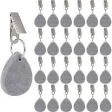 MUXHEL 24 staltiesių svarmenų rinkinys, 3,5 x 4,5 cm lauko staltiesių svarmenys, lauko staltiesių svarmenys, lauko staltiesių svarmenys