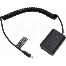 HangTon PD USB C 9V zu NP-FZ100 Dummy Akku für Sony Alpha A7CR A7CII A7C A9II A6700 ZV-E1 A7RIV A1 A7RV A7SIII FX30 FX3 A7IV A7III A6600 A7RIII A7s A9 A9R A9S Kamera