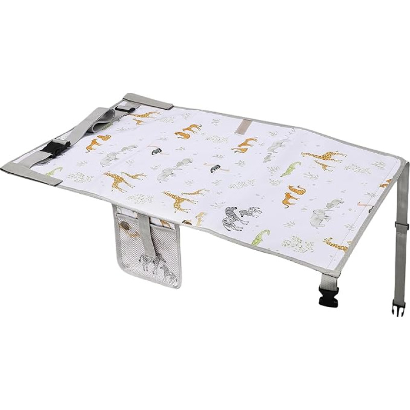 Missmisq Flugzeug Sitzverlängerung Für Kinder | Kinder Flugzeug Reisebett Klappbar | Tragbares Reisekinderbett Flugzeugzubehör Für Familienausflüge Lange Flugreisen Und Urlaub