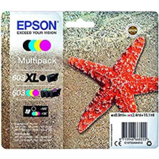 Epson 603XL T03A940 žydros spalvos rašalo kasetė, įprasta (4 vnt.)