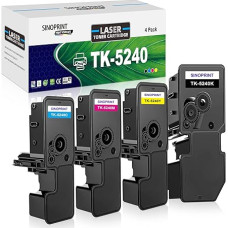 SINOPRINT suderinama su Kyocera TK5240 TK-5240 TK-5240 Tonerio kasetė TK-5240K TK-5240C TK-5240M TK-5240Y 1T02R90NL0 1T02R9CNL0 1T02R9CNL0 1T02R9BNL0 1T02R9ANL0 ECOSYPS 502R95002R9 1 CDN MB 5521cdn (4 pakuotės, BCMY)