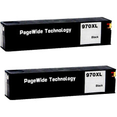 970 971 XL spausdintuvo kasetės, suderinamos su HP 970XL 971XL rašalo kasetėmis, skirtomis HP Officejet Pro X476dw X576dw X451dw X551dw (2 juodos spalvos)