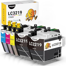 iNKPAD LC 3219XL Printer Cartridges Compatible with Brother MFC-J5330DW MFC-J5335DW MFC-J6930DW MFC-J6935DW MFC-J5730DW MFC-J5930DW MFC-J6530DW (2Black 1Cyan 1Magenta 1Yellow, 5 Pack)
