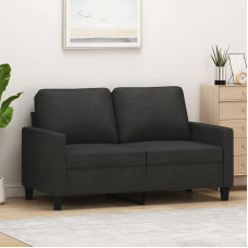 ShGaxin 359159 2 vietų sofa juoda 120 cm audinys, Sofos ir kušetės, Sofa svetainė, Sofa paauglių kambariui, Sofa poilsiui, Sofa miegamajam, Miegamojo sofa, Minkšta sofa