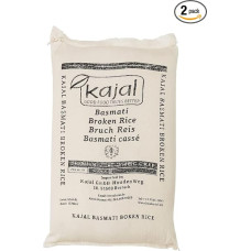 Kajal Basmati Broken Rice 20 kg (2 x 10 kg) - Premium Breasted Rice from India, Aromatic & Loose | Ideal for Curries, Wok & Side Dishes | Bulk Pack for Families, Catering & Supply