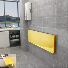 Wandmontierter Klapptisch - Drop Leaf Floating Desk, Stabiler Holz Wandtisch für Wäsche, Home Office, Platzsparende Werkbank, Vielseitiges und Stilvolles Design