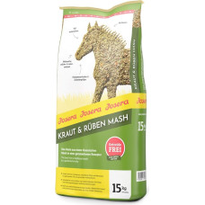 JOSERA Kraut & Beet Mash (1 x 15 kg) Premium Horse Food with Grain-Free Formula High Linseed Content Starch and Sugar Reduced Pack of 1