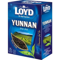 LOYD - YUNNAN Loose Leaf Black Tea - 100% Natural Black Tea from China, for Tea Lovers - Black Tea Loose Leaves - Intense Taste, Delicate Aftertaste of Honey and Caramel - 80g