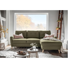 MIUFORM kampinė sofa su miego funkcija, 